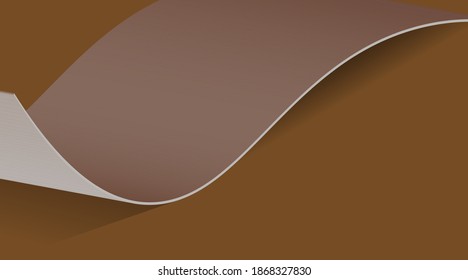 Abstract modern 3D paper effect. Realistic paper background. Creative vector background for advertising design