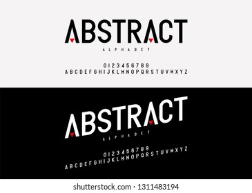 Abstract modern alphabet font. typography fonts  uppercase regular and italic fashion concept design. vector illustration
