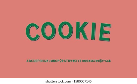 Abstract modern alphabet and  fonts. happy Typography creative font design old style 