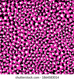 Abstract modern animal seamless pattern. Pink nd black ornament. Decorative vector stock illustration for posters, card, postcard, fabric, textile. Ornament of stylized skin.