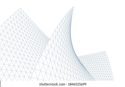 fondo abstracto moderno arquitectónico 3d