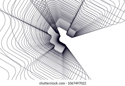 abstract modern architecture