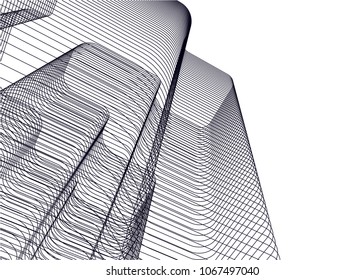 abstract modern architecture