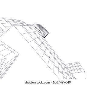 abstract modern architecture