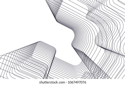 abstract modern architecture