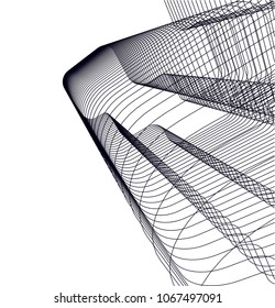 abstract modern architecture