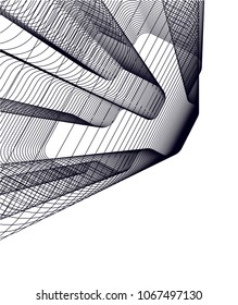 abstract modern architecture