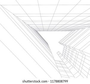 abstract  modern architecture