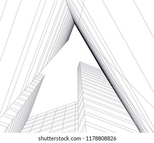 abstract  modern architecture