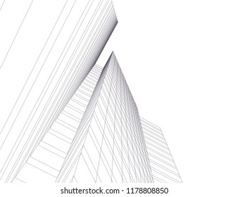 abstract  modern architecture