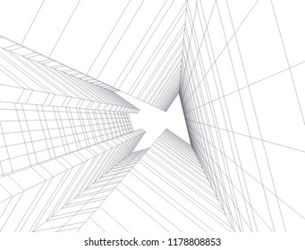 abstract  modern architecture