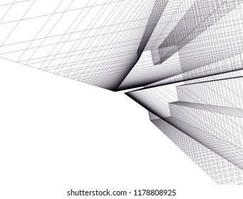 abstract  modern architecture