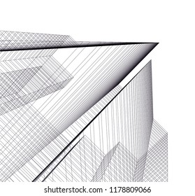abstract  modern architecture