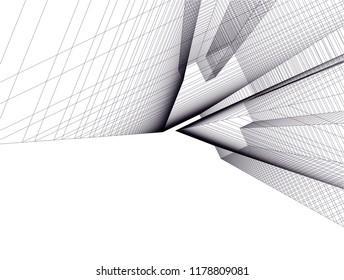 abstract  modern architecture