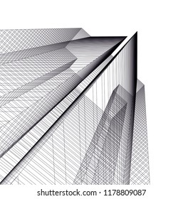 abstract  modern architecture