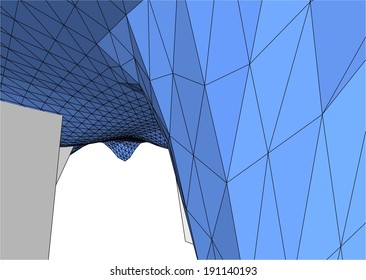 abstract modern architecture
