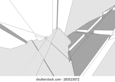 abstract modern architecture