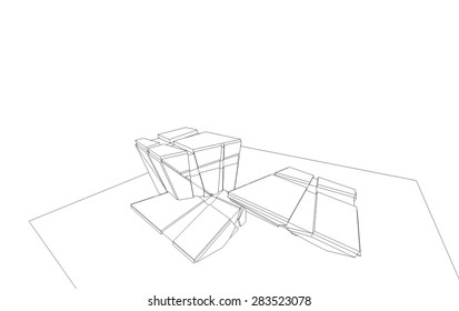 abstract modern architecture