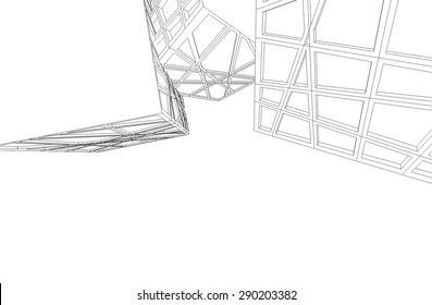 abstract modern architecture