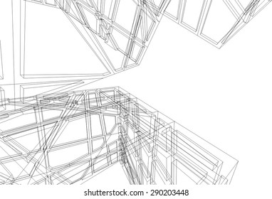 abstract modern architecture