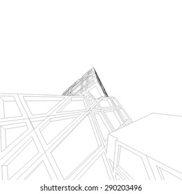 abstract modern architecture
