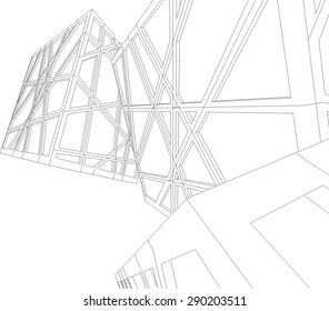 abstract modern architecture