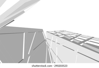 abstract modern architecture