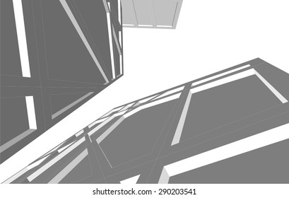 abstract modern architecture