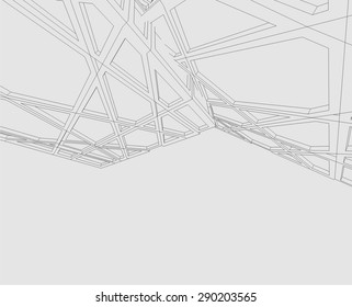 abstract modern architecture