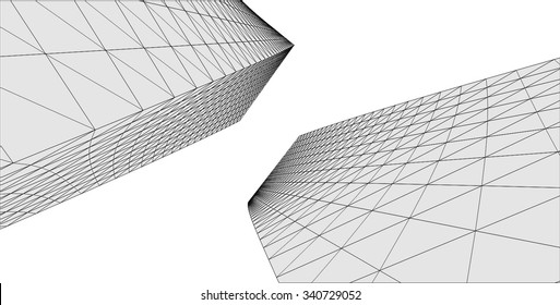 abstract modern architecture