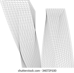 abstract modern architecture