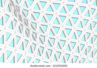 abstract modern architecture 3d background