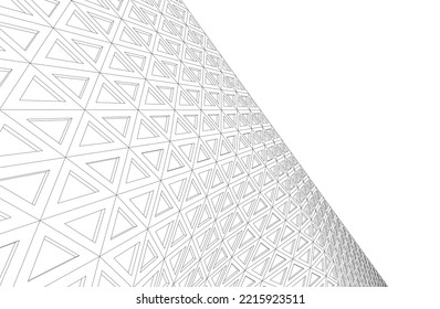 abstract modern architecture 3d background