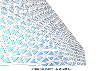 arquitectura abstracta moderna de fondo 3d