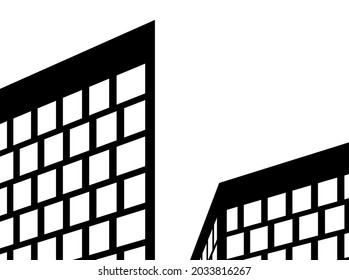 diseño 3d de arquitectura moderna abstracta