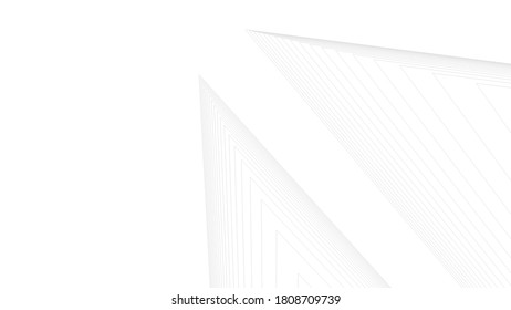 abstract modern architecture 3d illustration