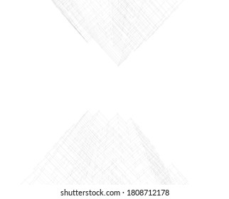 abstrakte moderne Architektur 3D-Illustration