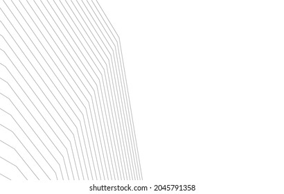 abstract modern architecture 3d illustration