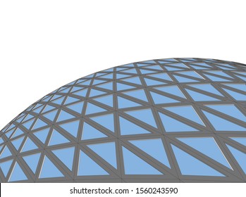 abstract modern architecture, 3d structure 