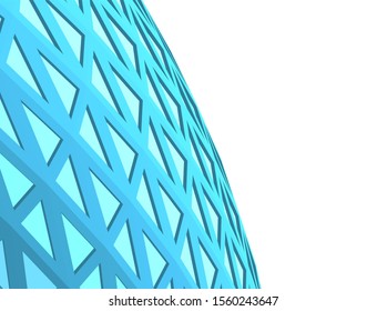 abstract modern architecture, 3d structure 