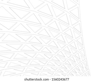 abstract modern architecture, 3d structure 