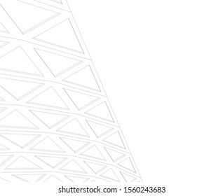 abstract modern architecture, 3d structure 