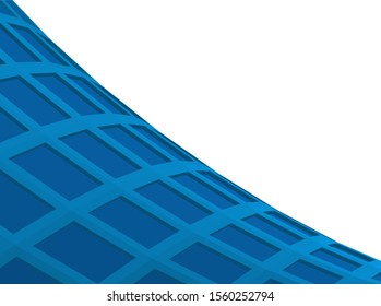 abstract modern architecture, 3d structure 