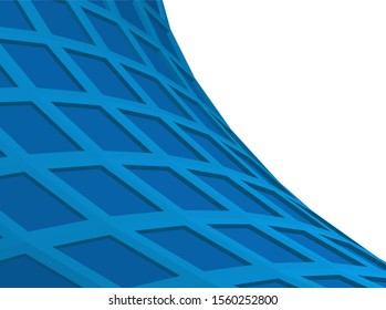 abstract modern architecture, 3d structure 