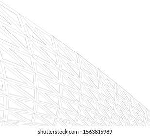 abstract modern architecture, 3d structure 