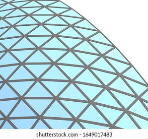 abstract modern architecture, 3d structure 