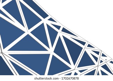 Abstract modern architecture, 3d structure