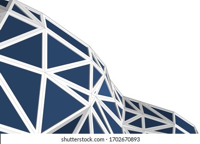 Abstract modern architecture, 3d structure