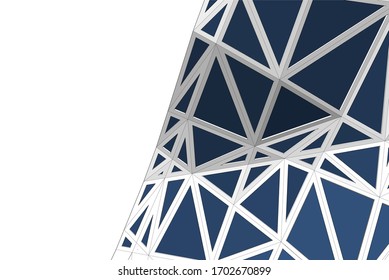 Abstract modern architecture, 3d structure