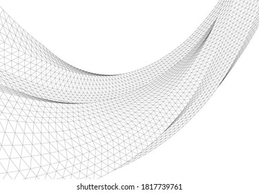 Abstract modern architecture 3d vector illustration